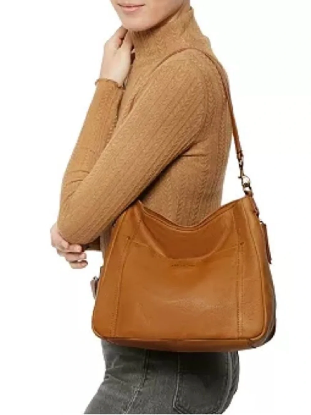 American Leather Co. Austin Classic Hobo Shoulder‎ Bag